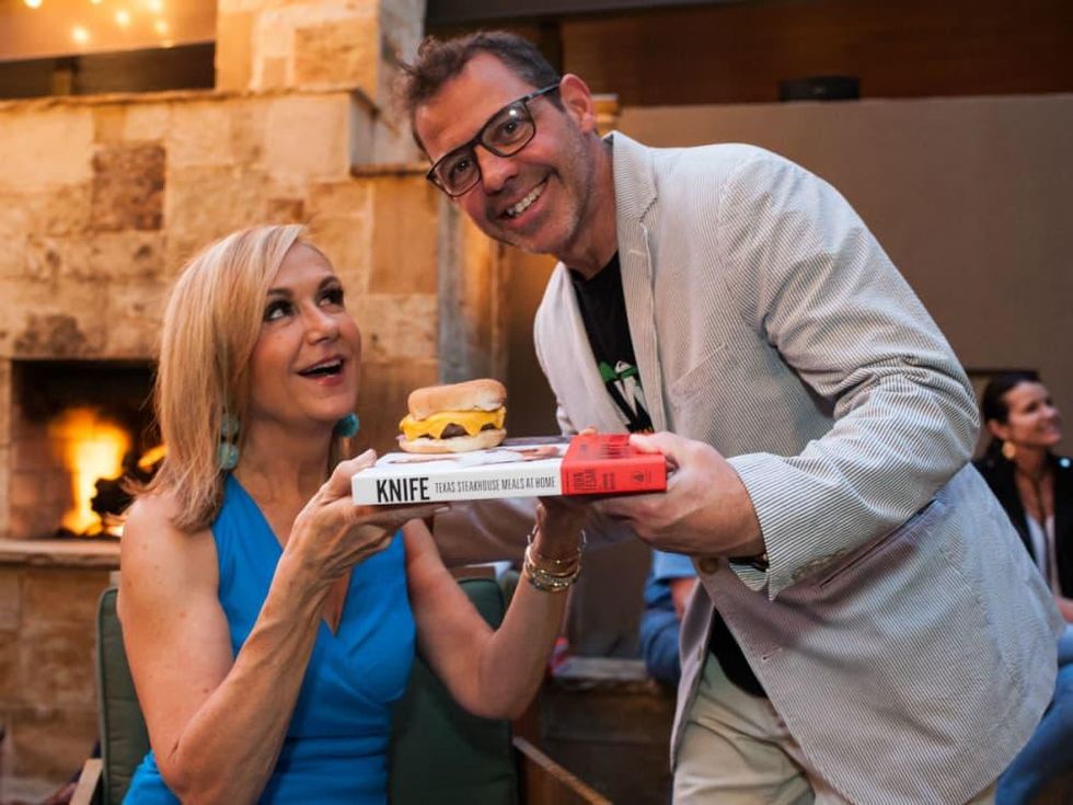 Broadcast star Jane McGarry gets a cookbook and Ozersky burger from