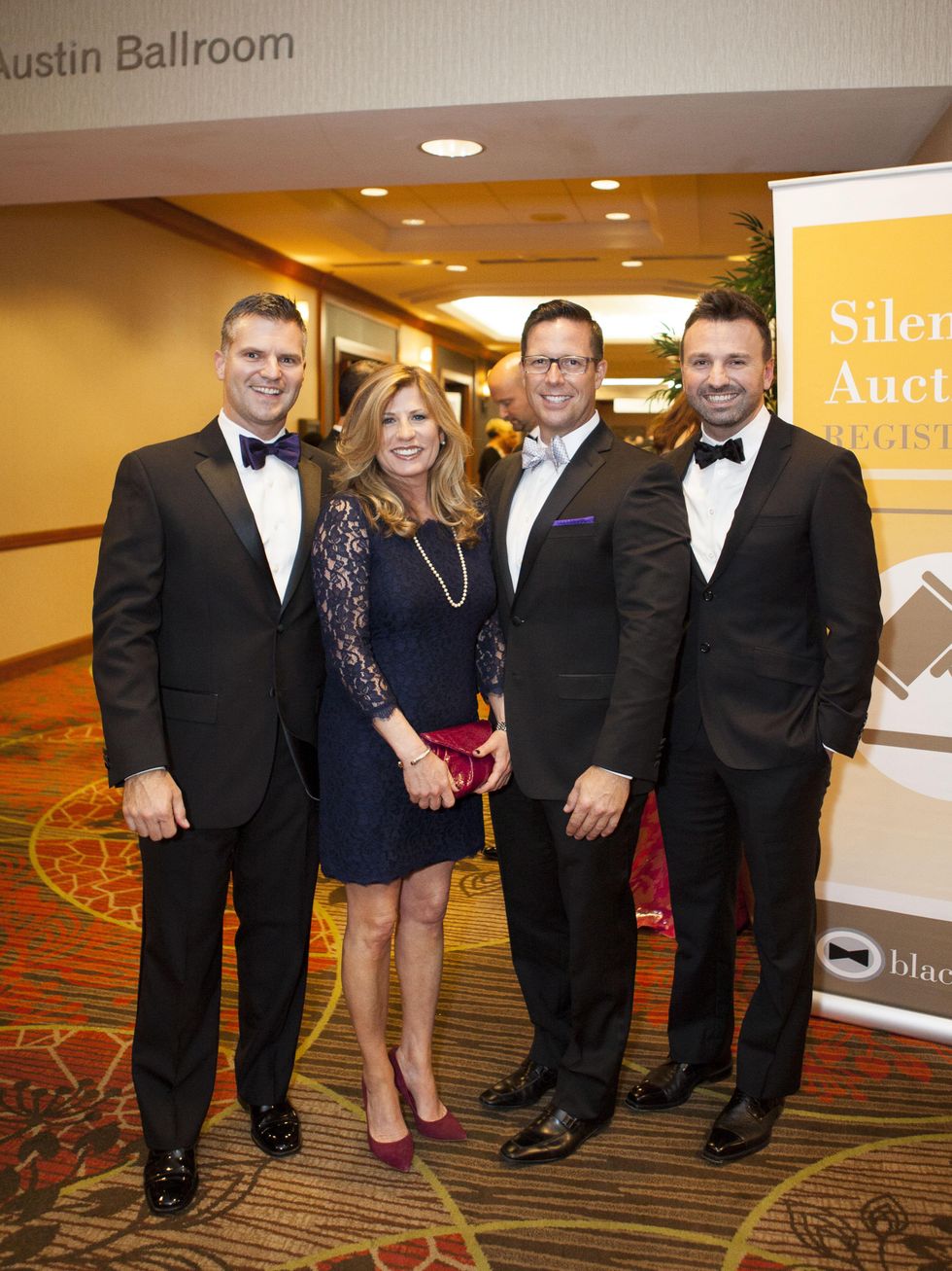 John weber, Janet Allen, Weston Pugh, Mohammed jaber, black tie dinner
