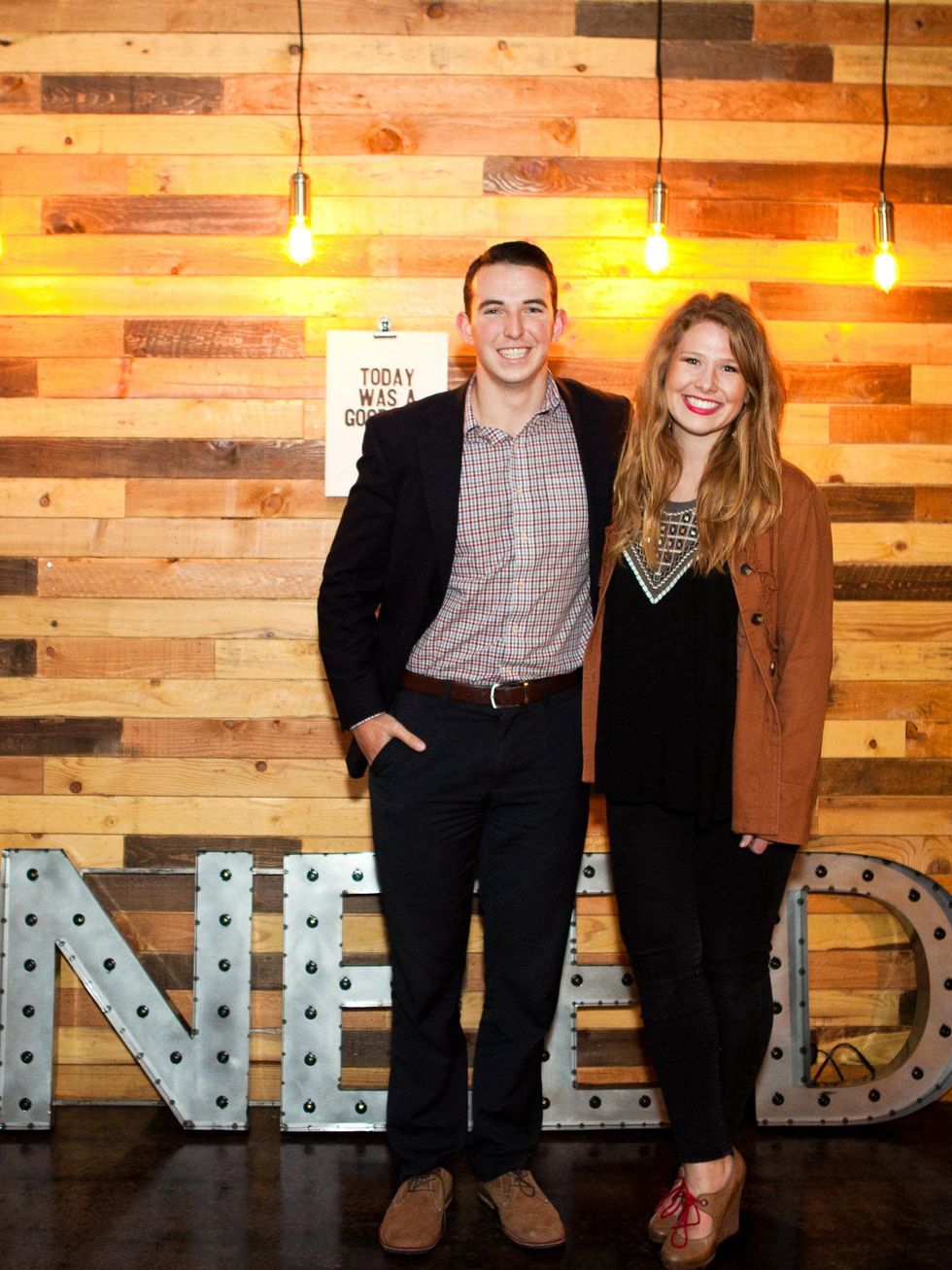 Johnny Cautwell, Brittany Partain at Need anniversary party