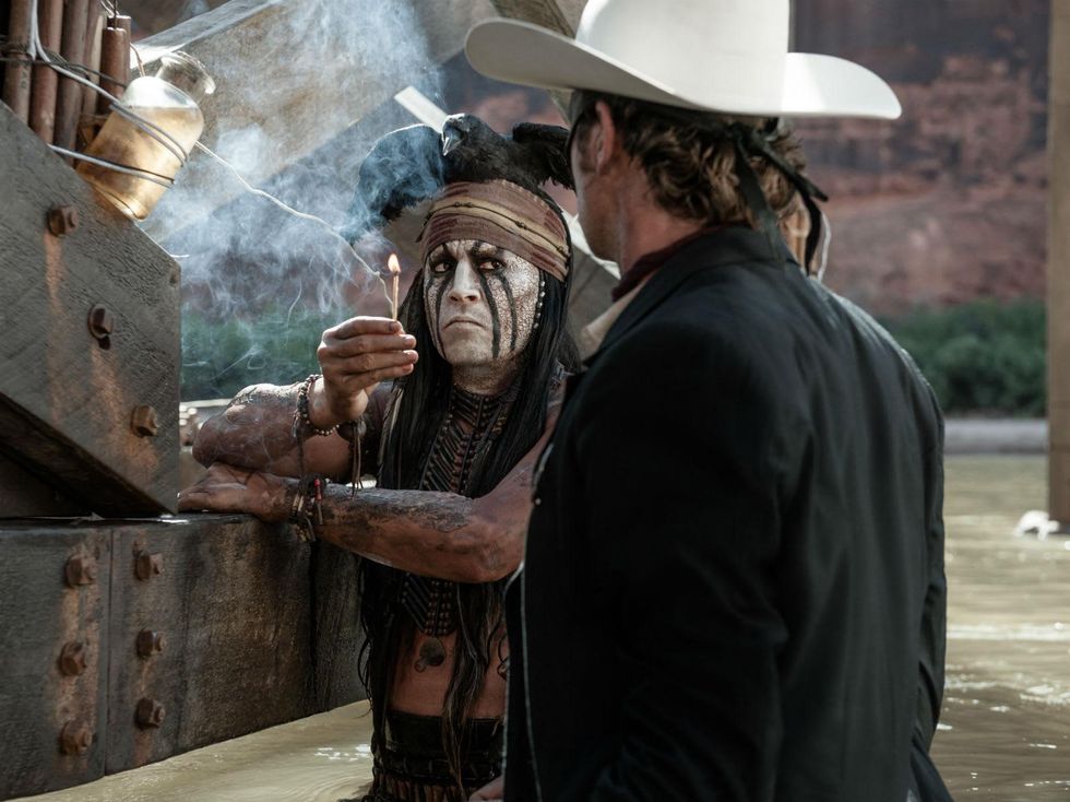 Johnny Depp and Armie Hammer in The Lone Ranger