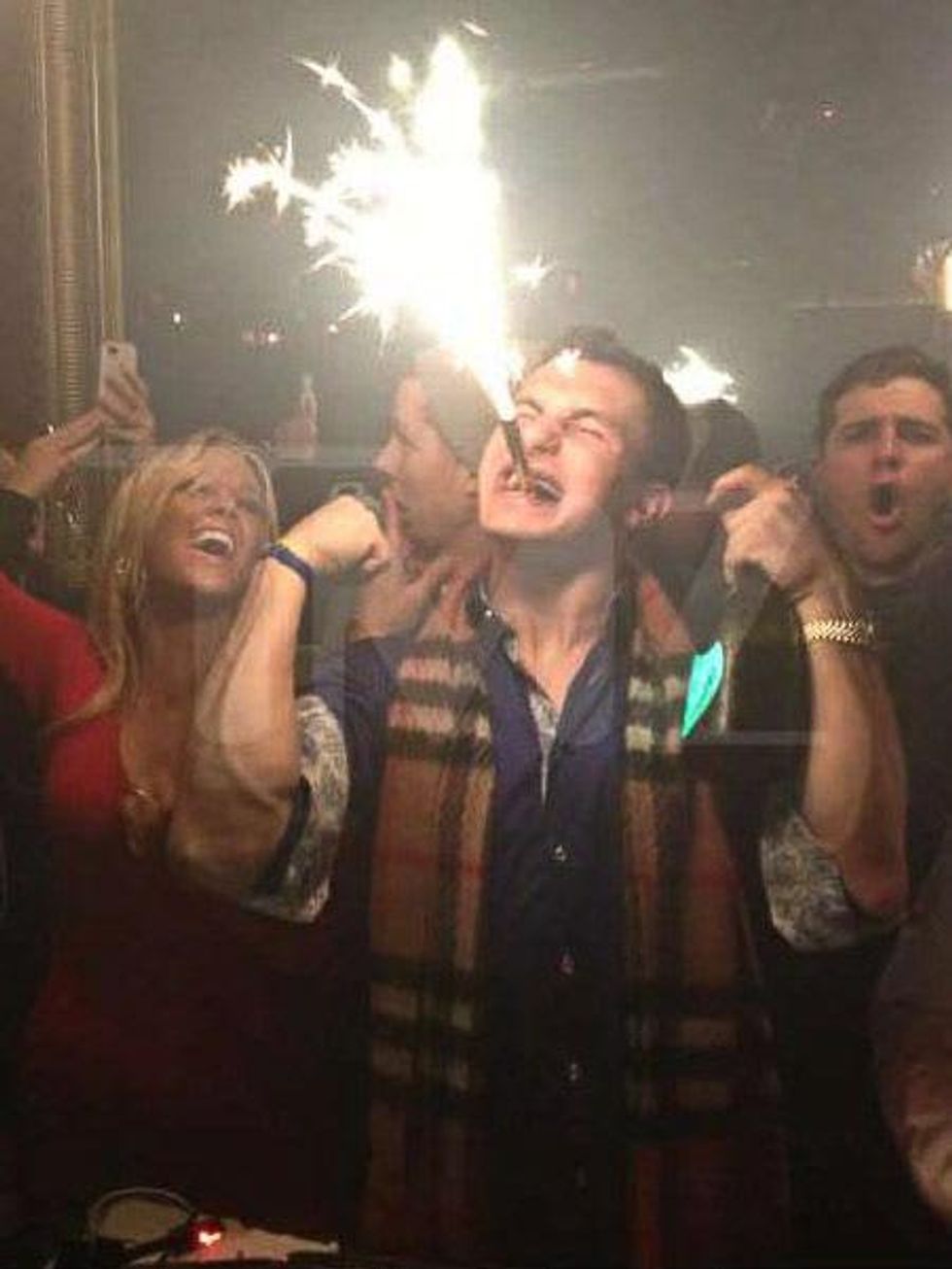 Johnny Manziel, partying, January 2013