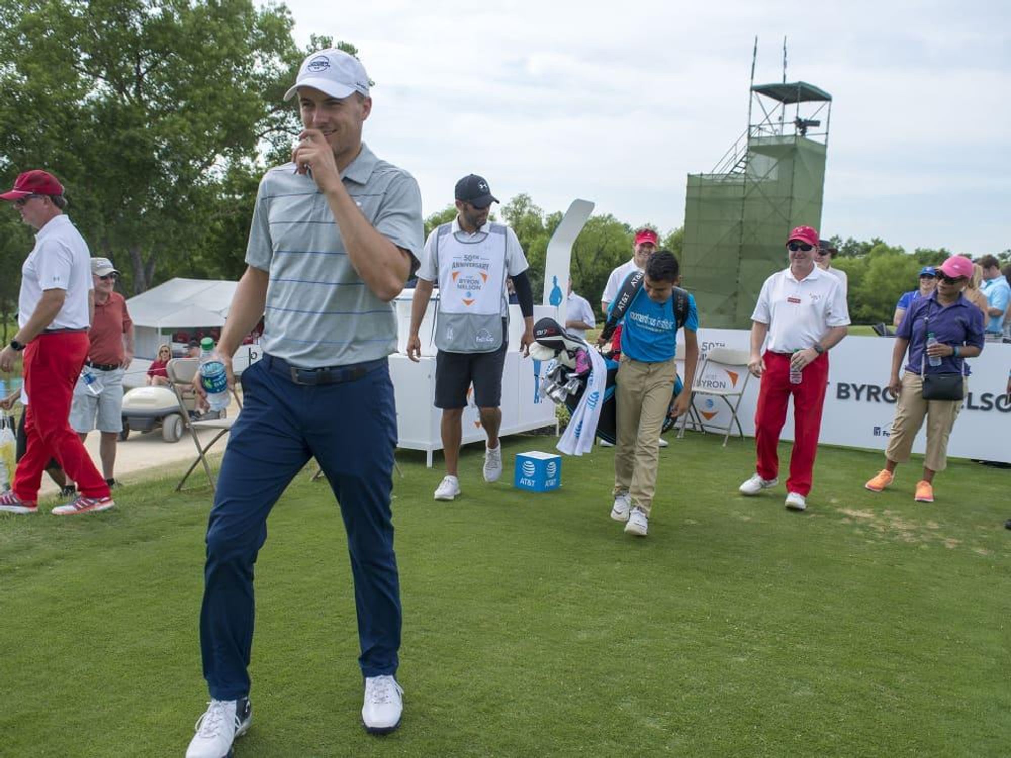 Jordan Spieth at AT&T Byron Nelson Golf Tournament