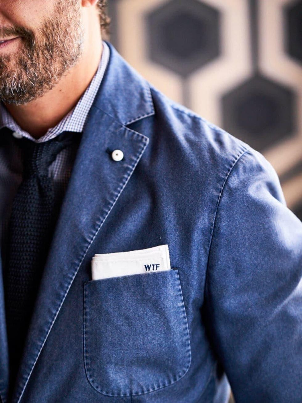 josh madans, wtf pocket square