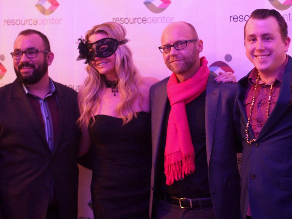 Joshua Allen, Cameron Hernholm, Dean Wilson and Tim Otts at Toast to Life 2015