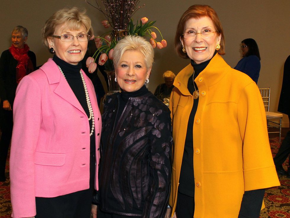 Joyce Mitchell, Patricia Meadows, Dolores Barzune, TACA Silver Cup Awards