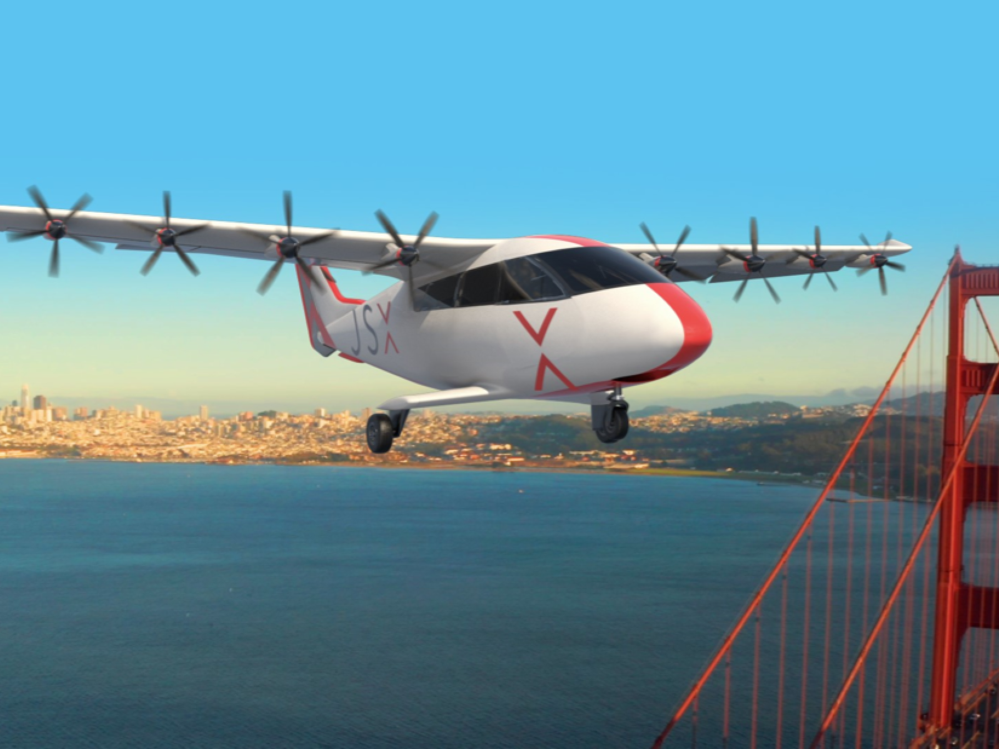 JSX electric hybrid plane