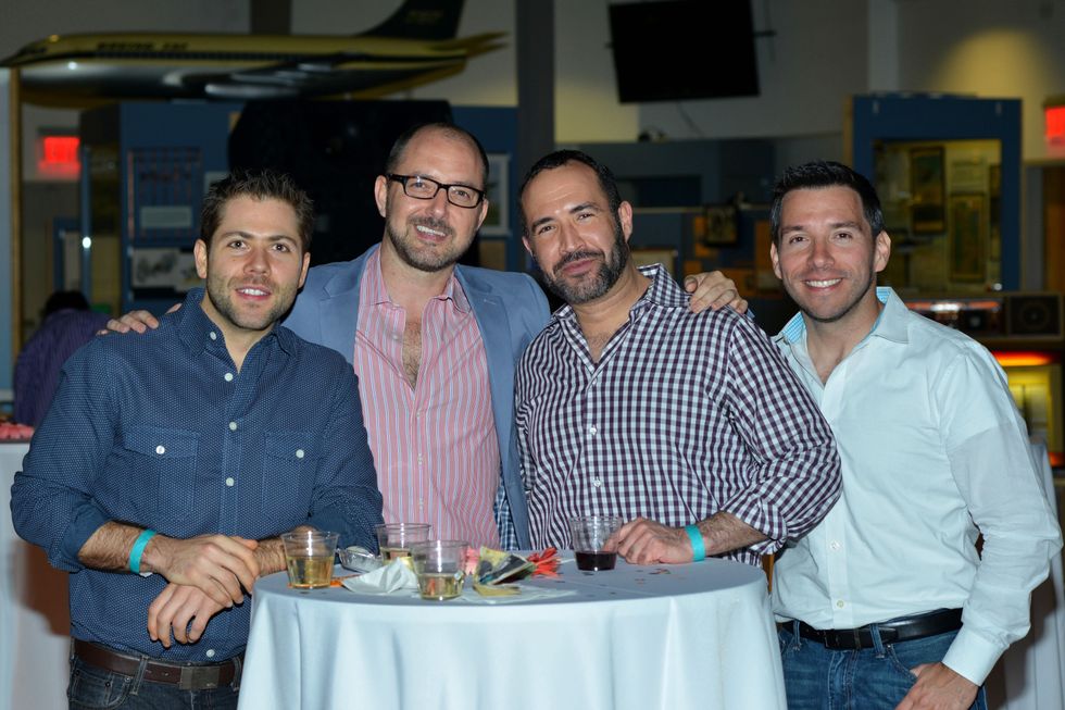 Juan Villasenor, Ricardo Ramos, Antonio Rodriguez, David Sepulveda at No Tie Dinner & Dessert Party