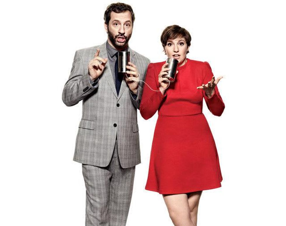 Judd Apatow and Lena Dunham