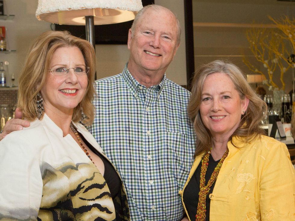 Judith Seay, Mike Shelby, Susan Bishop, MAC kick off party