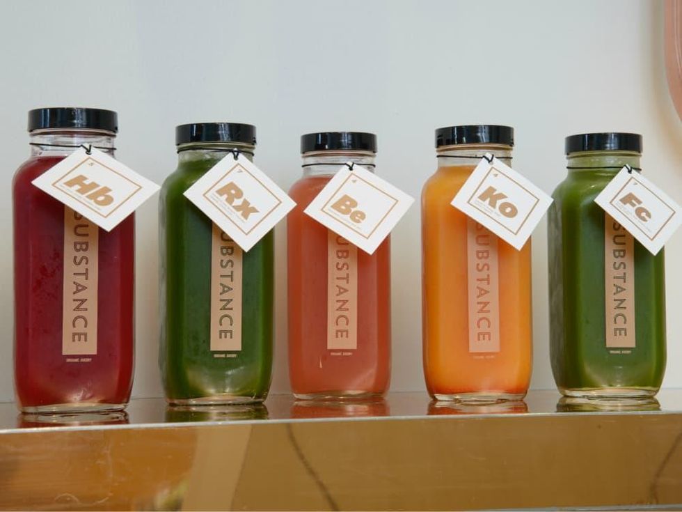 Juice from Substance Vitality Bar, Cedra Pharmacy
