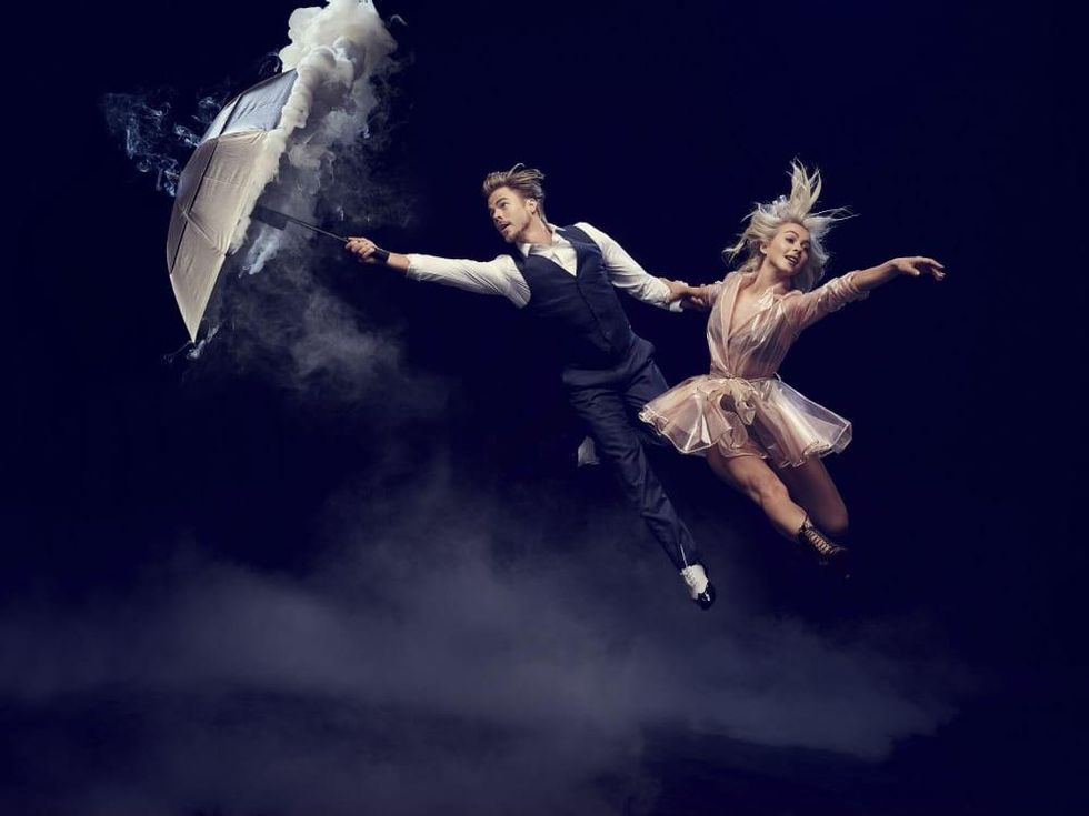 Julianne and Derek Hough