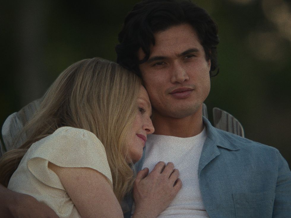 Julianne Moore and Charles Melton in May December
