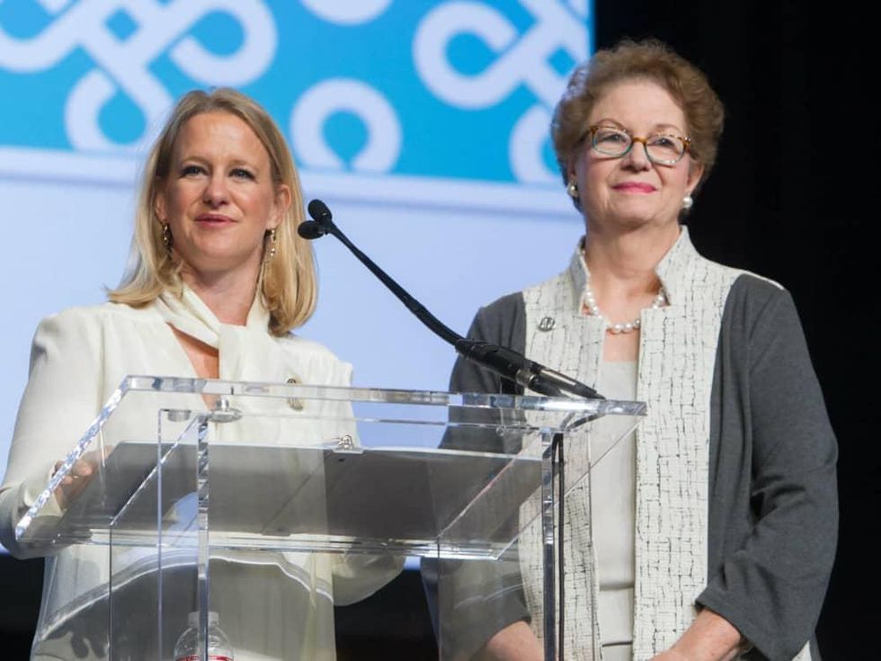 Junior League of Dallas President Bonner Allen and Sustainer President Kittye Peeler