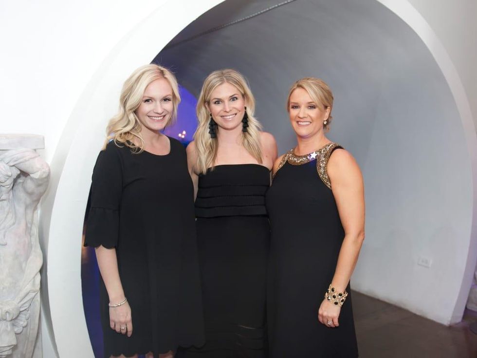 Junior League Viva Big D party 2018, Katie German, Brooke Burnett and JLD Auction Party Chair Heather McNamara