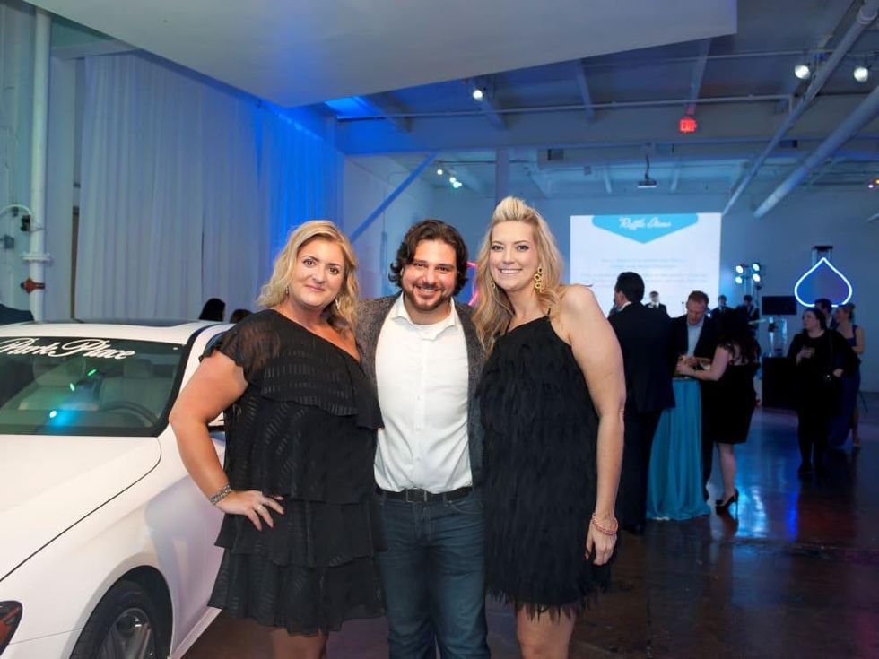 Junior League Viva Big D party 2018, Kristel Richards, Clint Jech and Kimberly Dean