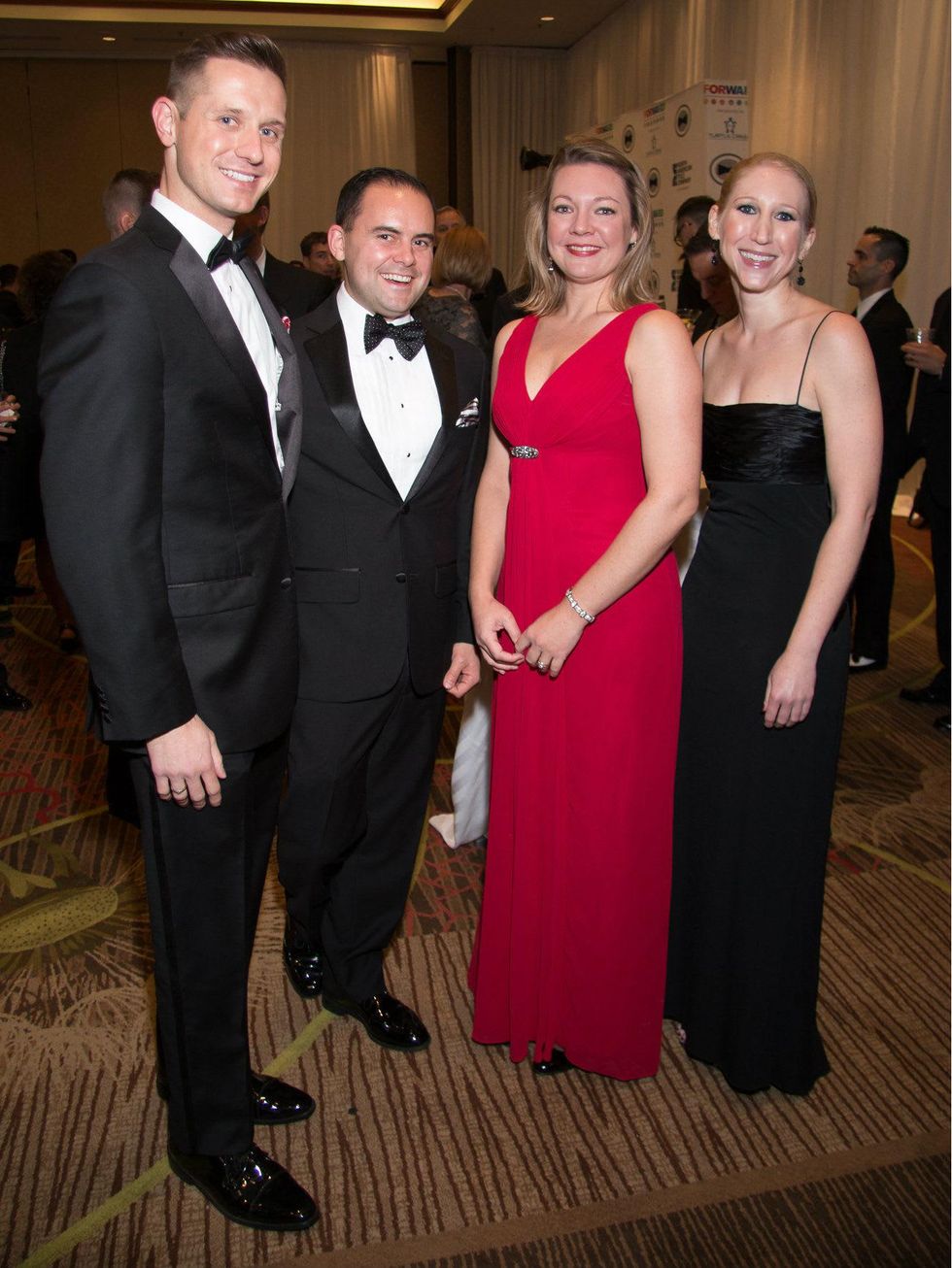 Justin Bundick, Brian Kasper, Alana Liane, Karen Vinsko, Black Tie Dinner
