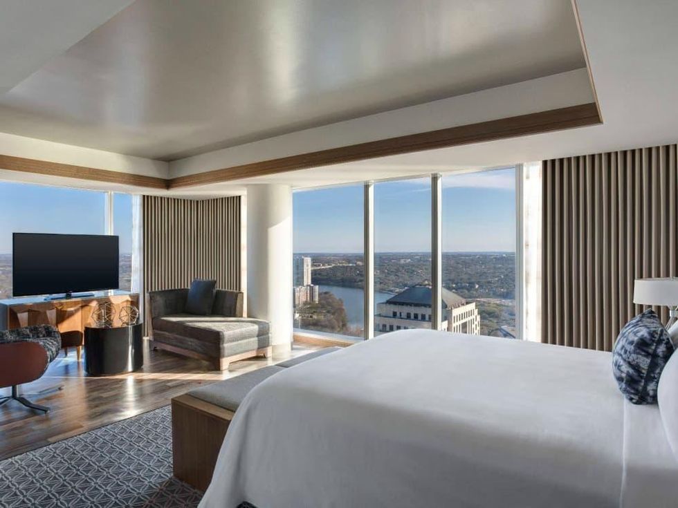 JW Marriott Austin hotel guest room interior 2015