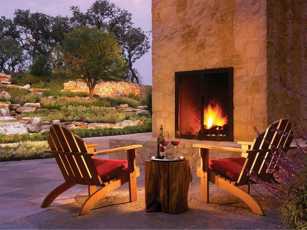 JW Marriott San Antonio fireplace