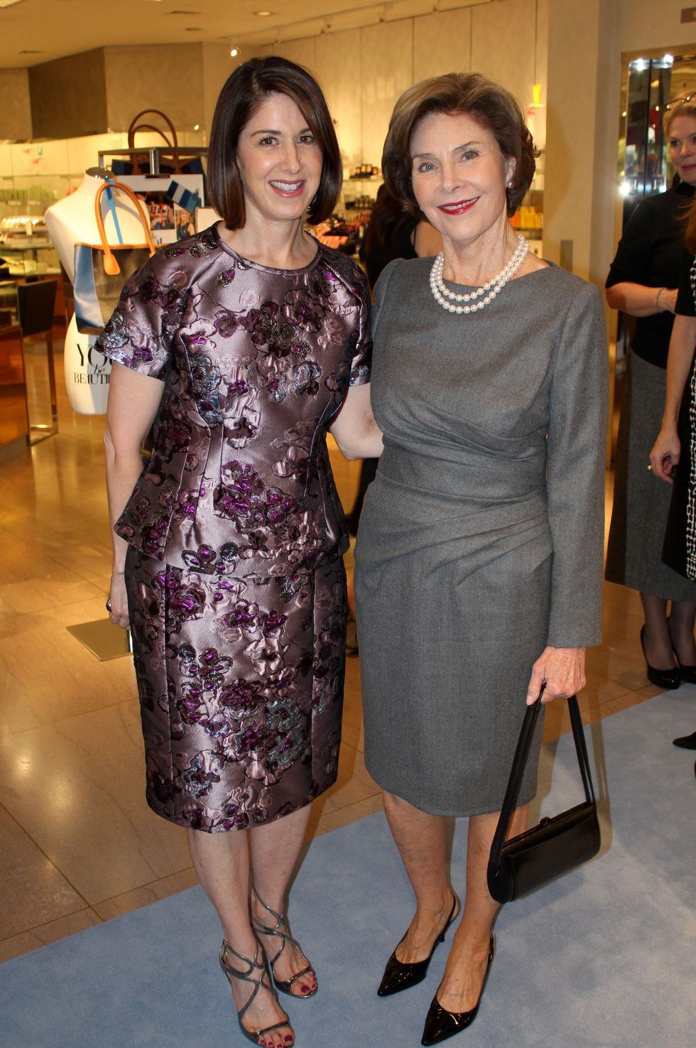 Karen Katz, Laura Bush, CCB 10 Best Dressed Luncheon