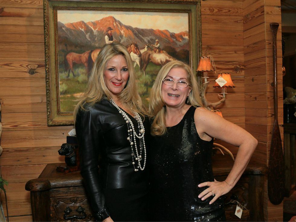 karen luter, candy evans, anteks christmas party