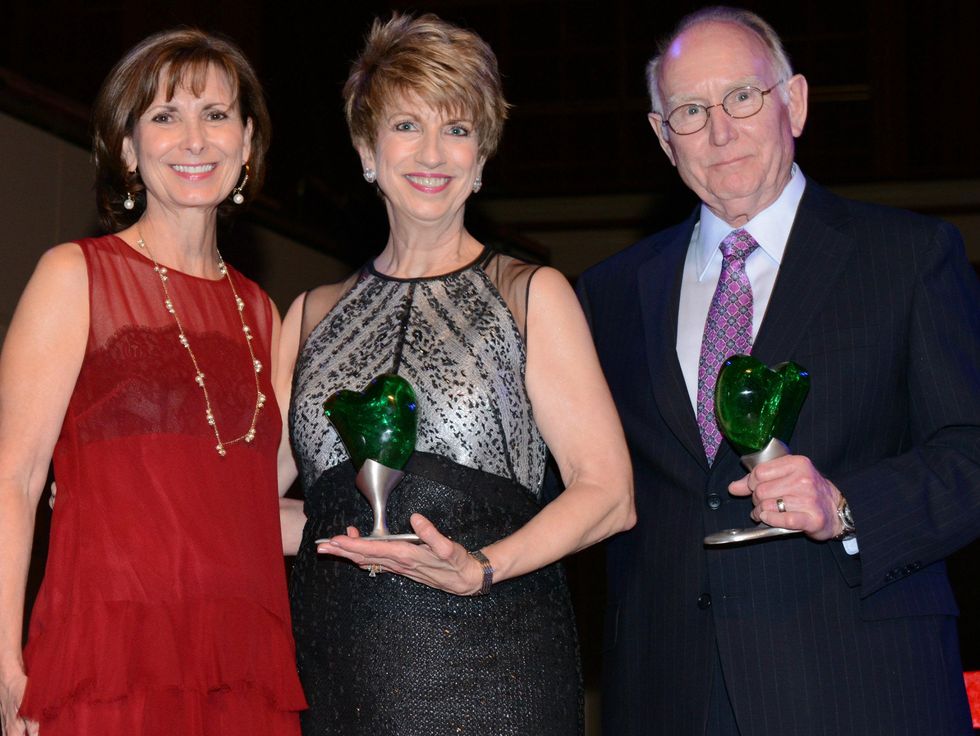 Karen Wald, Alliance Data; Sharon Herrin; and Roy Pendergrass, Jr. \u2013 Milton P. Levy, Jr. Outstanding Volunteer Award Co-Recipients