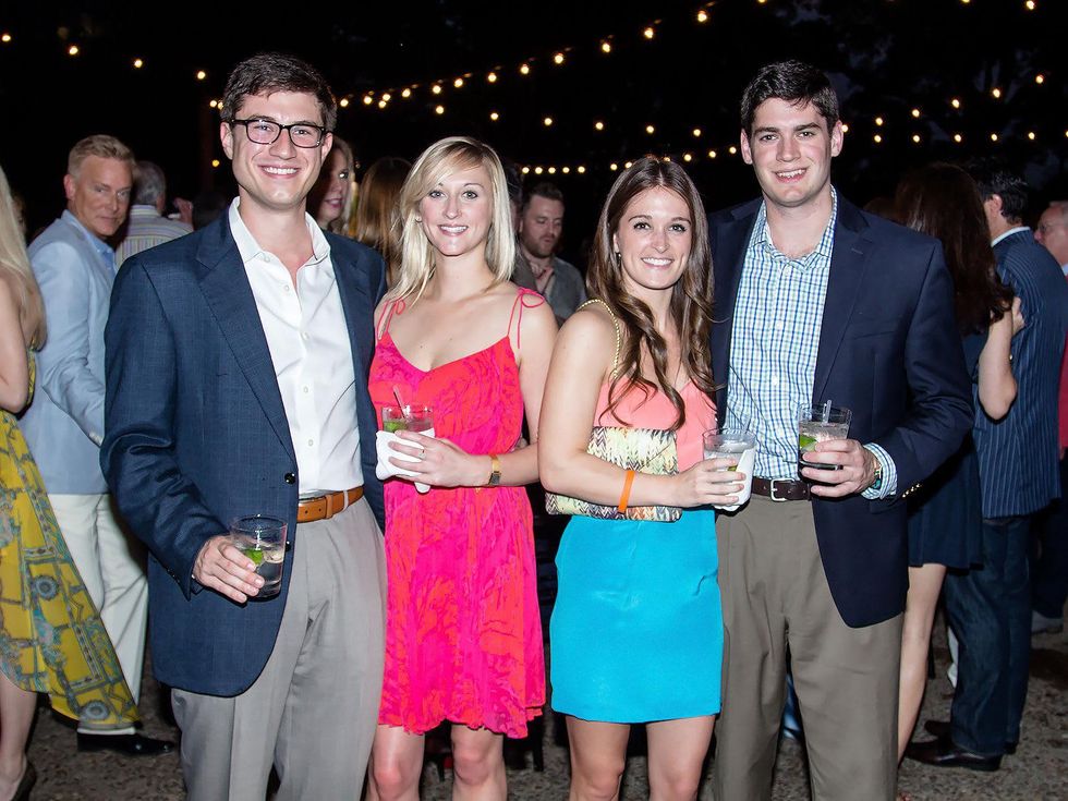 Karl Thumm, Eve Hay, Laura Grahan, Terry Andersen, taca party on the green