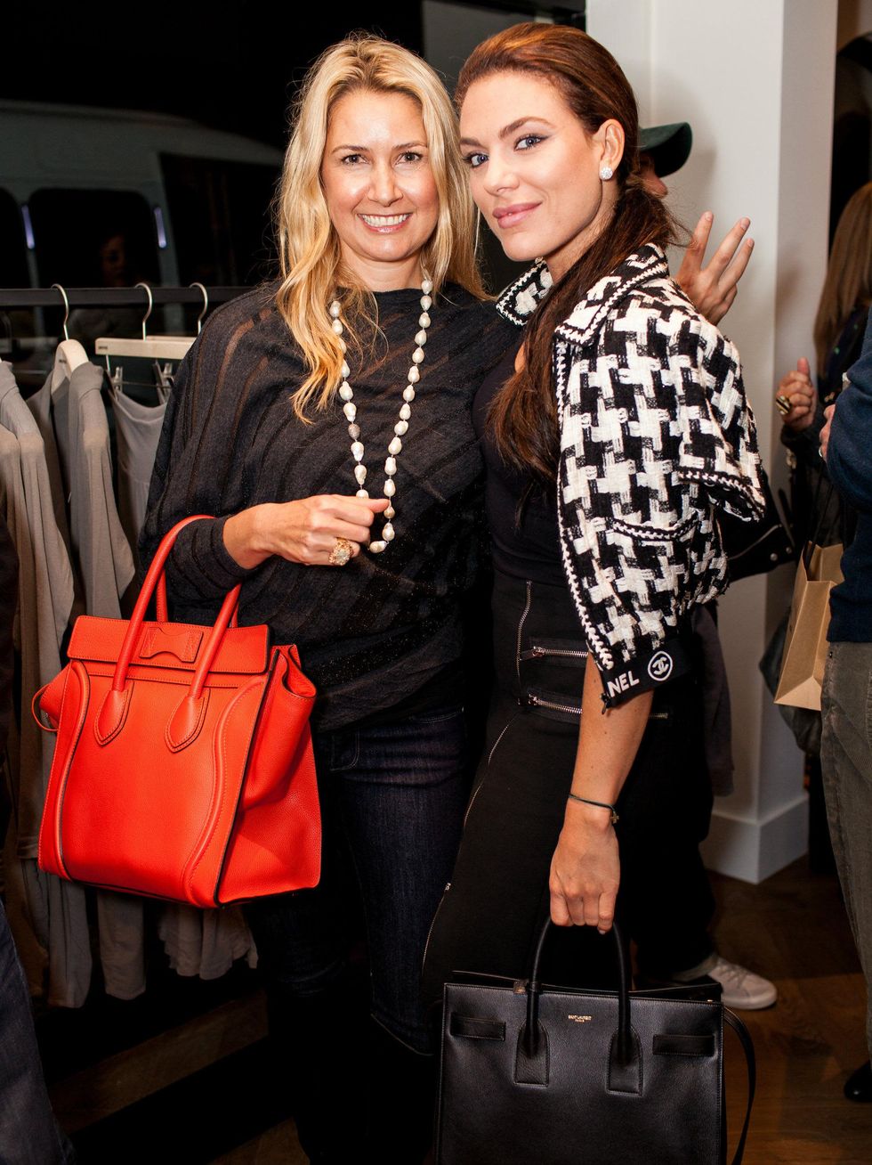 kary brittingham, anna sophia van zweden, james perse opening, highland park village