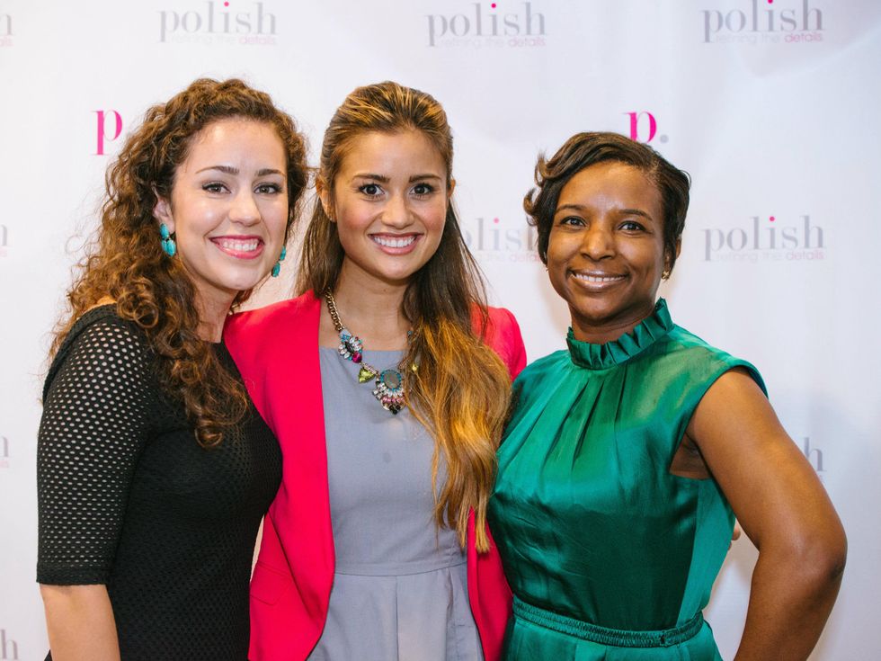 Kat Armstrong (Polish Co-Founder & Ex. Director), Catherine Lowe, Michele Reising (Polish Board President), polish