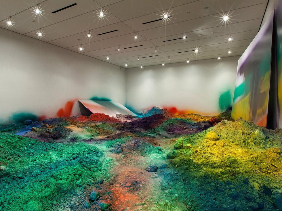 Katharina Grosse at Nasher Sculpture Center