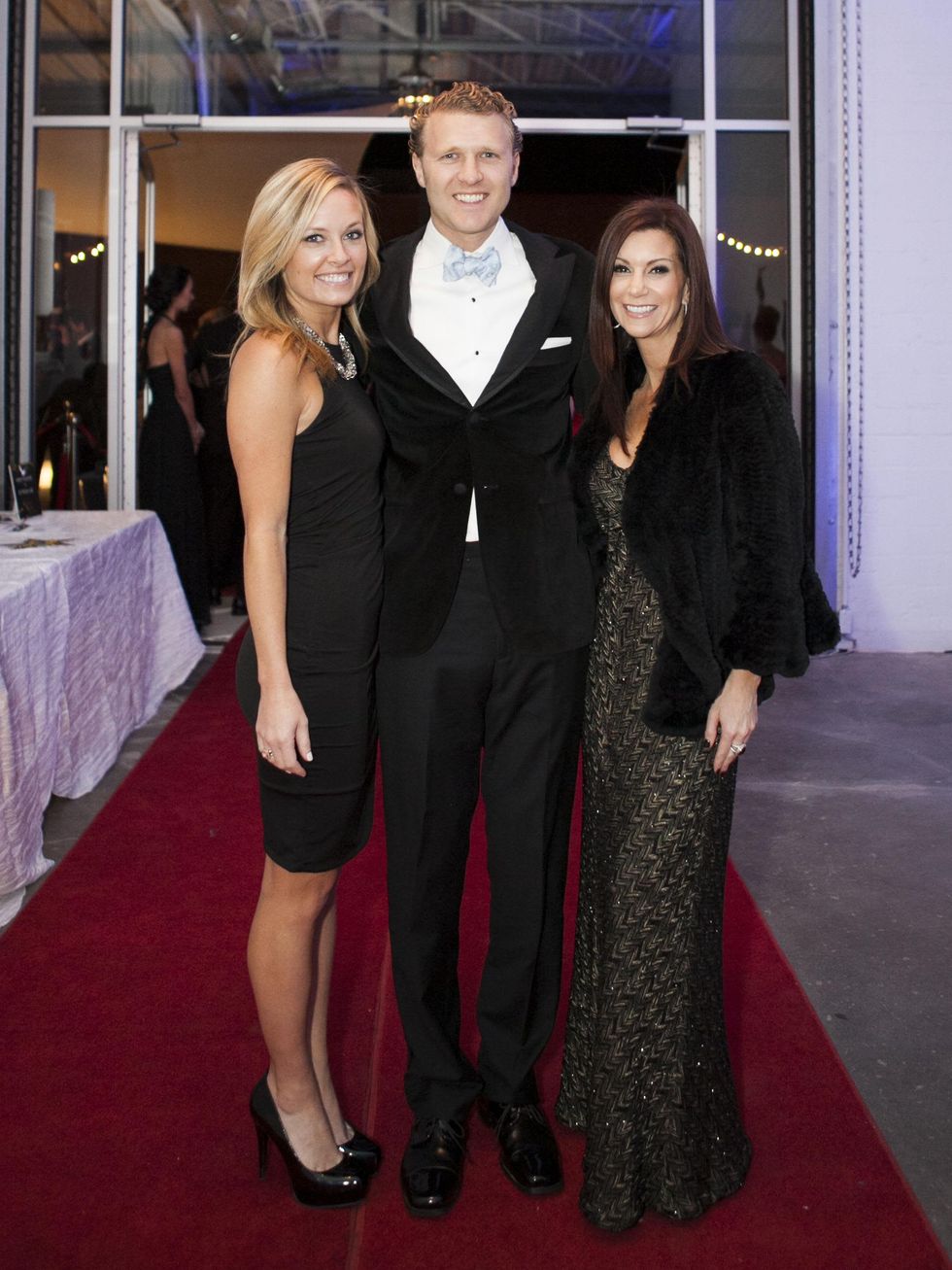 Katherine Richardson, Logan Hefflefinger, Heather Worley at Hollywood Domino Dallas 2014