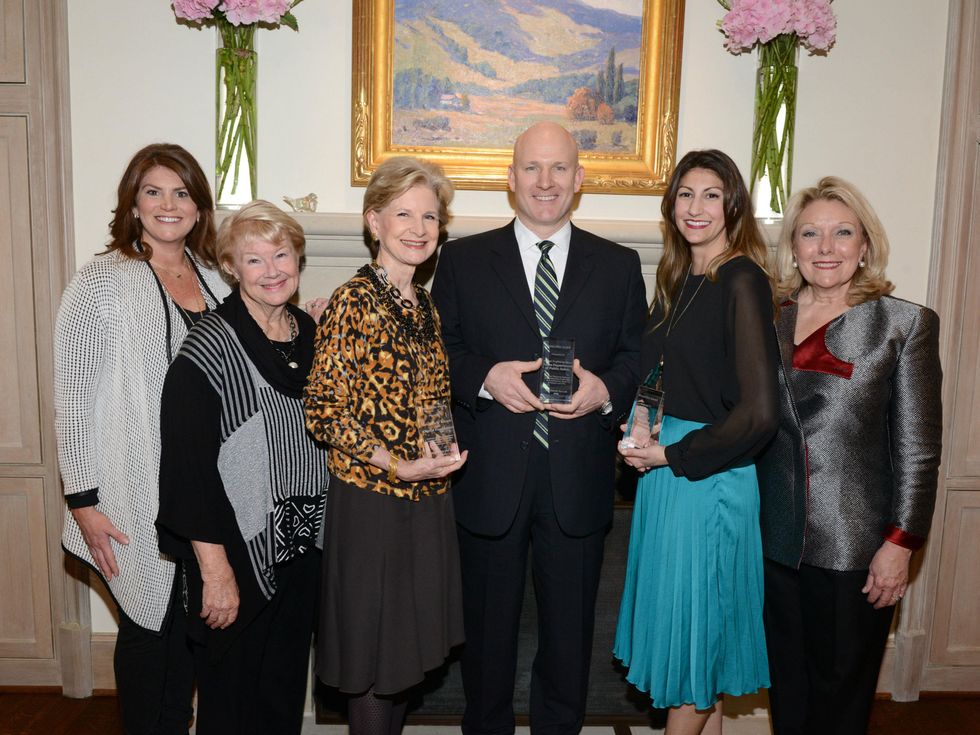 Katie Pedigo, Nancy Ann Hunt, Caren Prothro, Captain Jeoff Williams, Jennifer Barkley, Jeanne Johnson Phillips, NFNL Launch Party