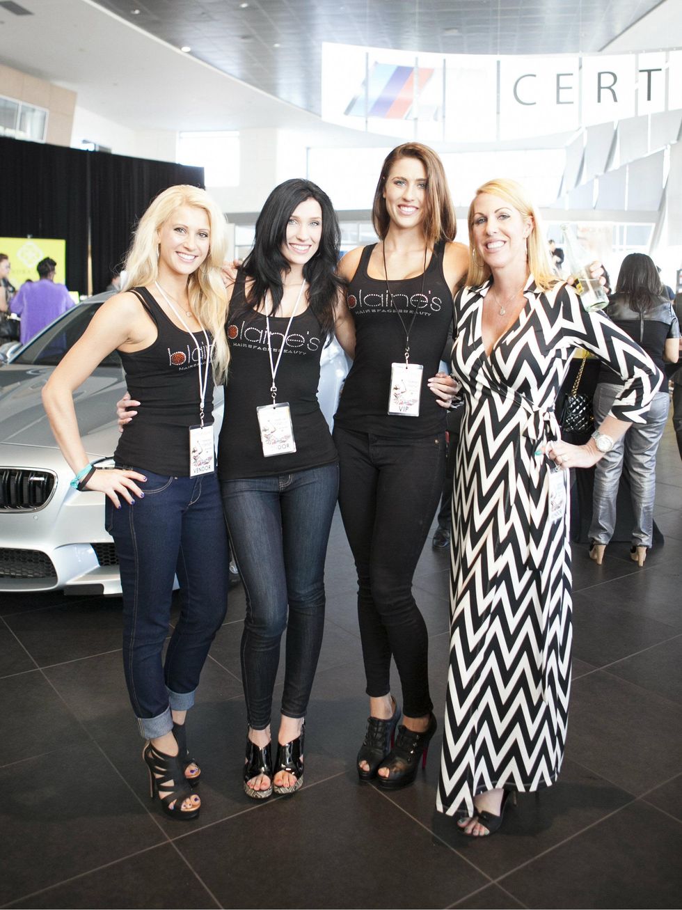 Katie Resop, Kirsten Cantrell, Jordan Hanna! Sharon Schlaudt, Dine and Design 2014