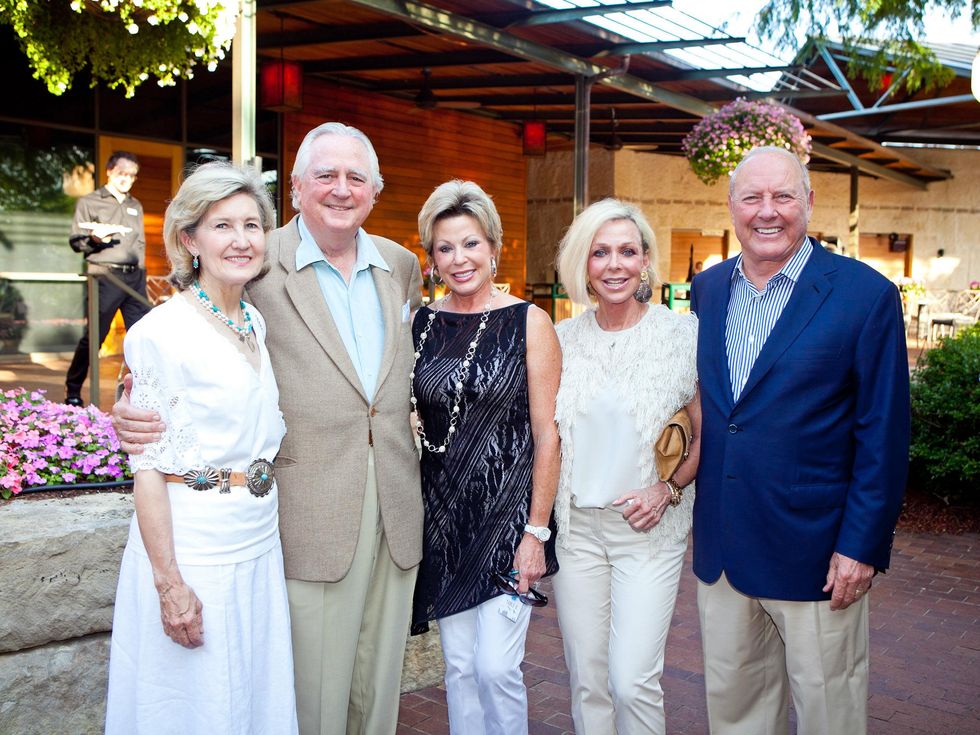 Kay Bailey Hutchison, Bob Thornton, Sammye Myers, Trisha Wilson, Mike Myers, 2013 Dallas Spring Party