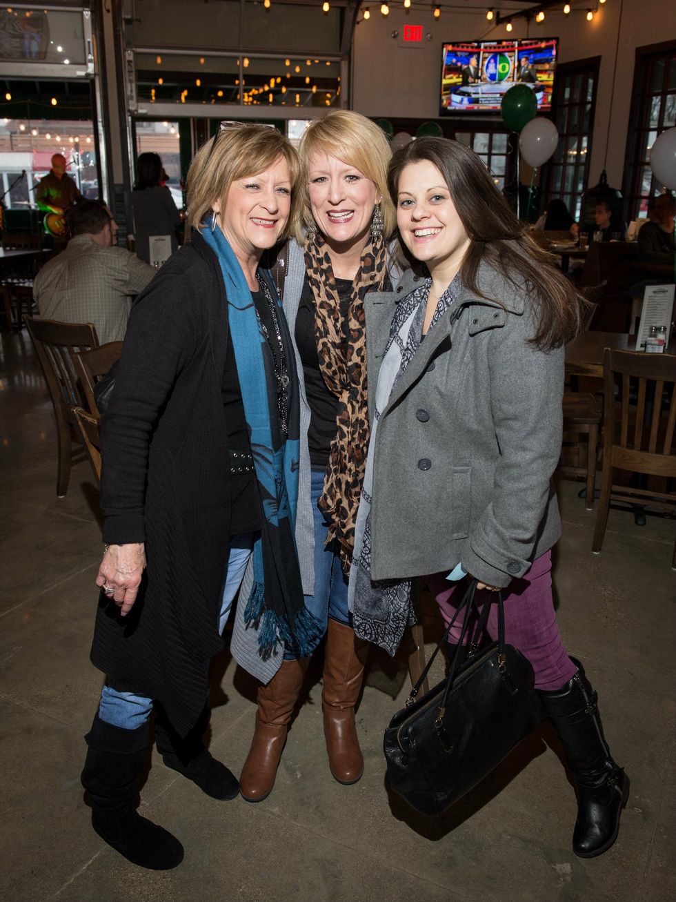 Kay Martin, Amy Hickman, Jackie Martin, Snuffers opening