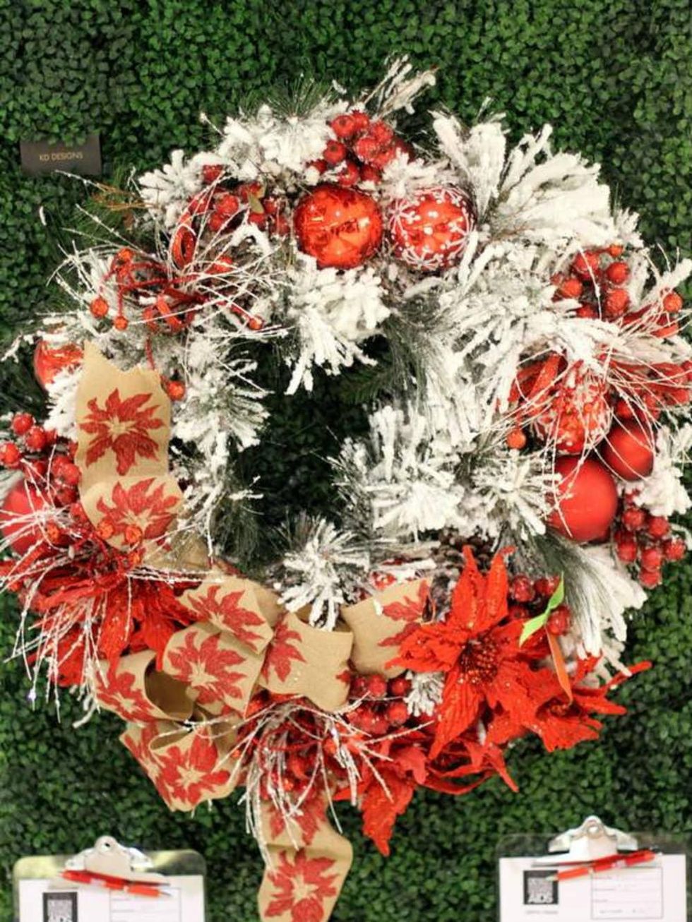 KD Designs wreath for DIFFA 2014