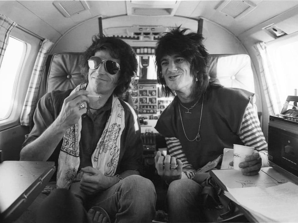 Keith Richards and Ronnie Wood