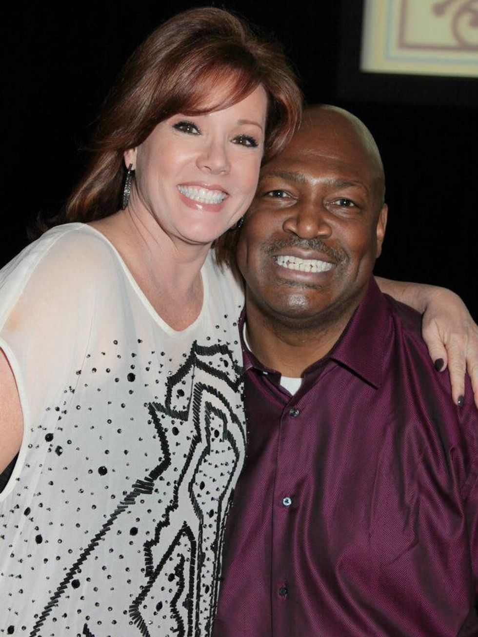 Kelli Finglass and Charles Haley