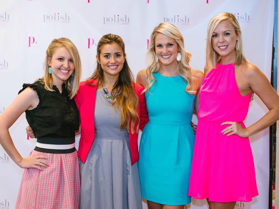 Kelly McGraw, Catherine Lowe, Brittany Statt, Meagan Jones, polish