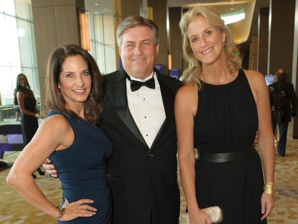 Kelly Thompson, James Bias and Fur Ball 2014 Co Chair Katy Murray