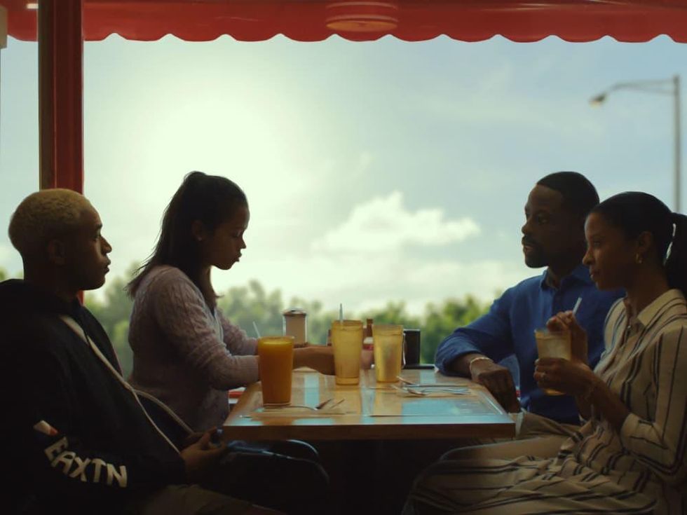 Kelvin Harrison Jr., Taylor Russell, Sterling K. Brown, and Ren\u00e9e Elise Goldsberry in Waves