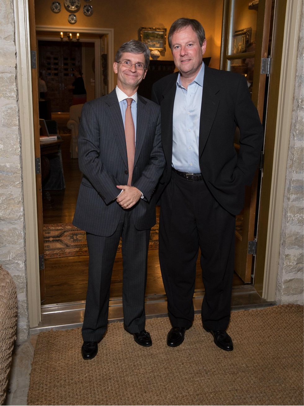 Ken Betts, David Bland, Art Ball Kickoff Party