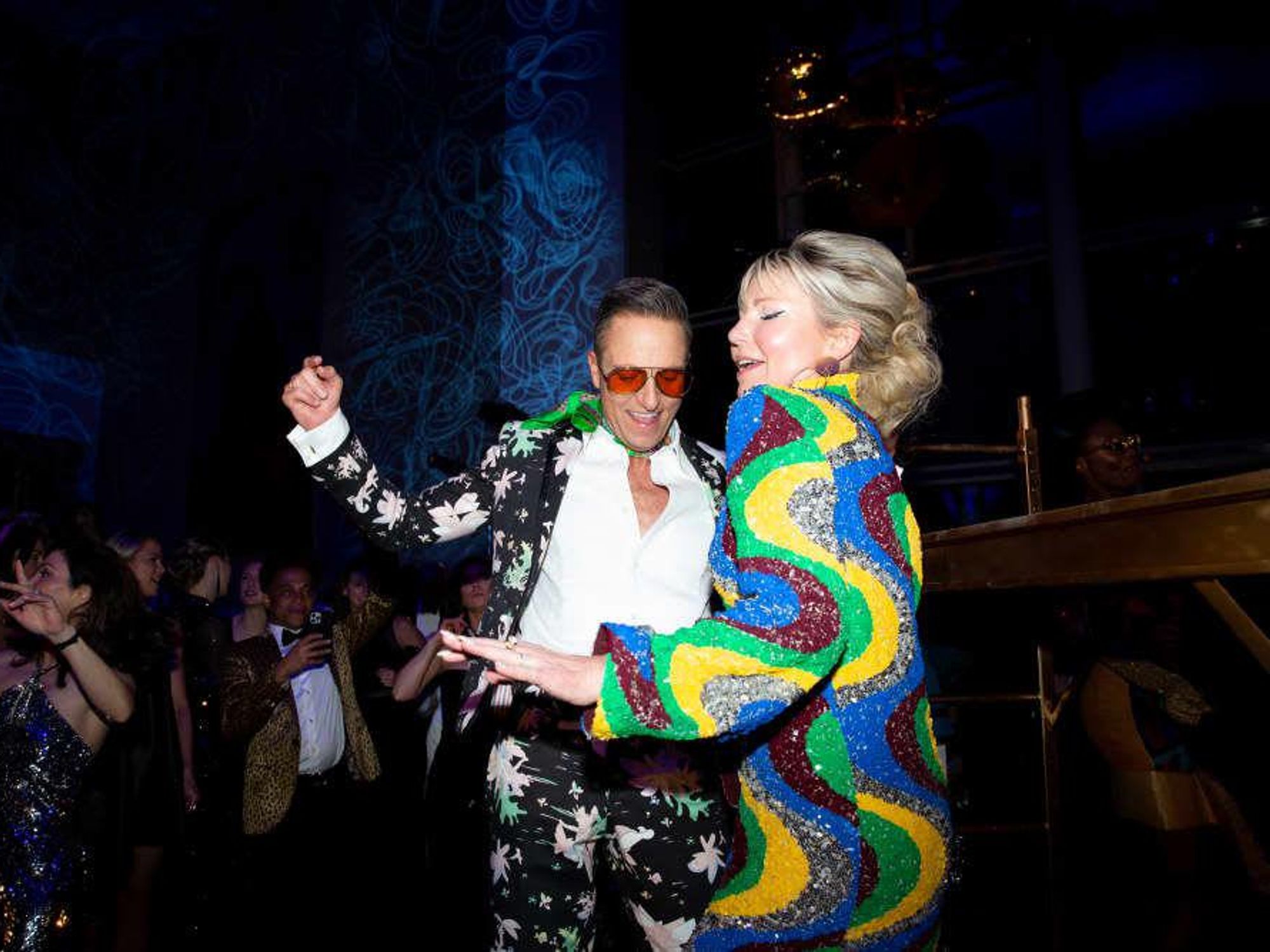 Ken Fulk and Christen Wilson having fun on the dance floor.