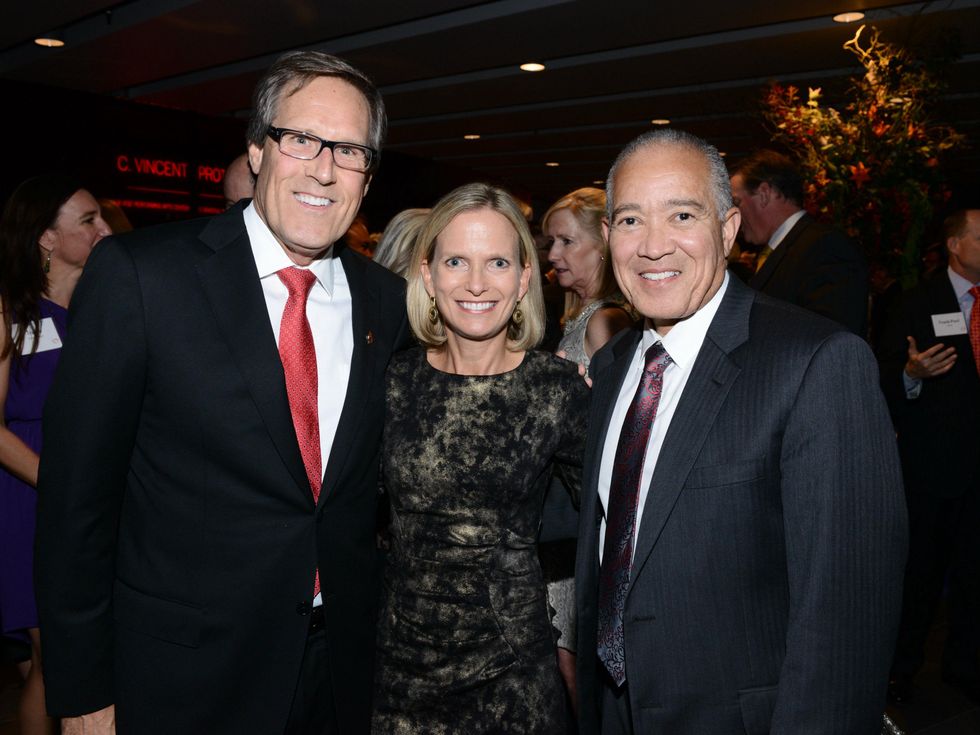 Ken & Stacy Malcolmson, DISD Superintendent Mike Miles, Momentus Institute