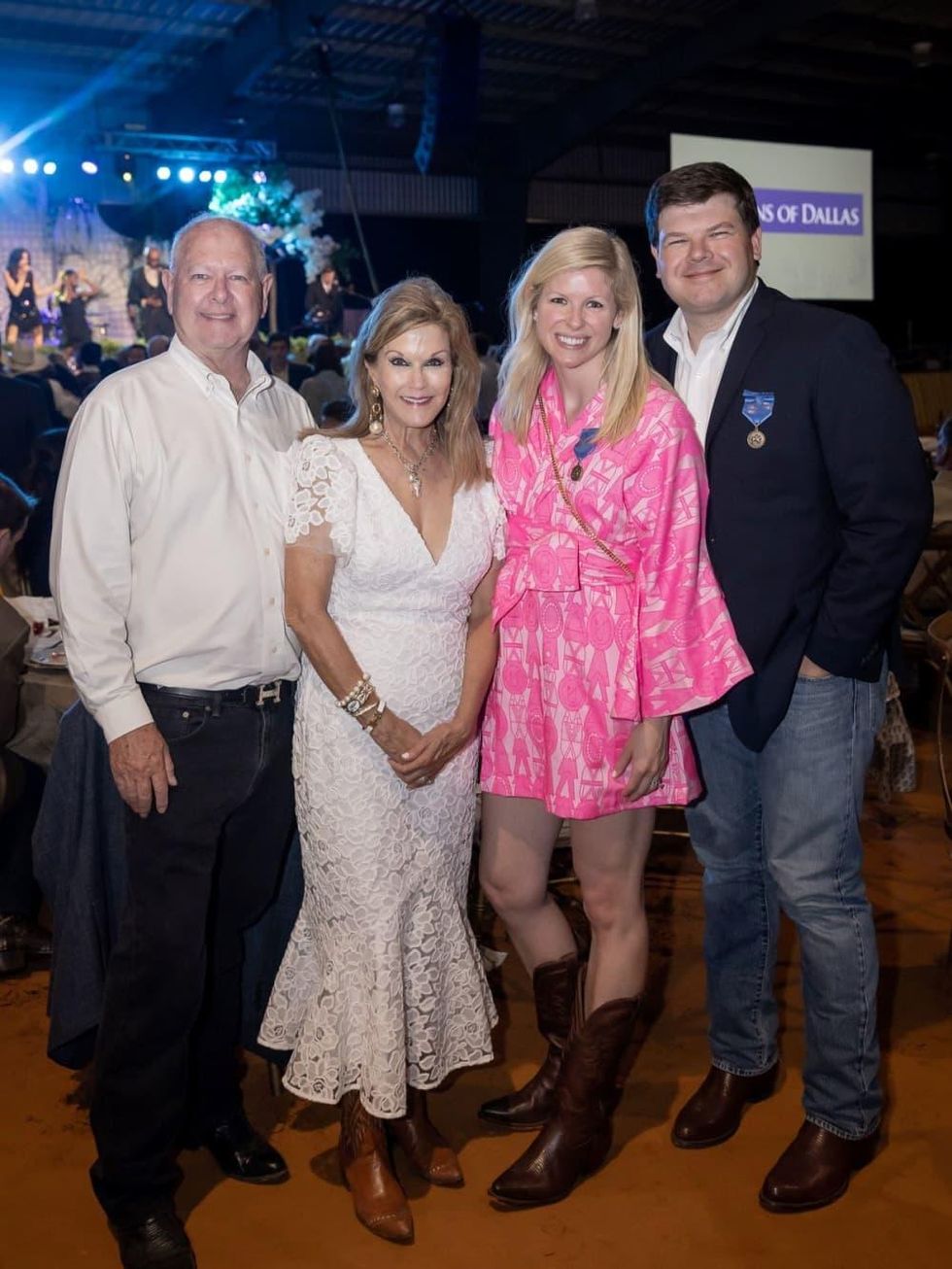 Kendall and Lisa Laughlin, Caitlyn and Thomas Laughlin