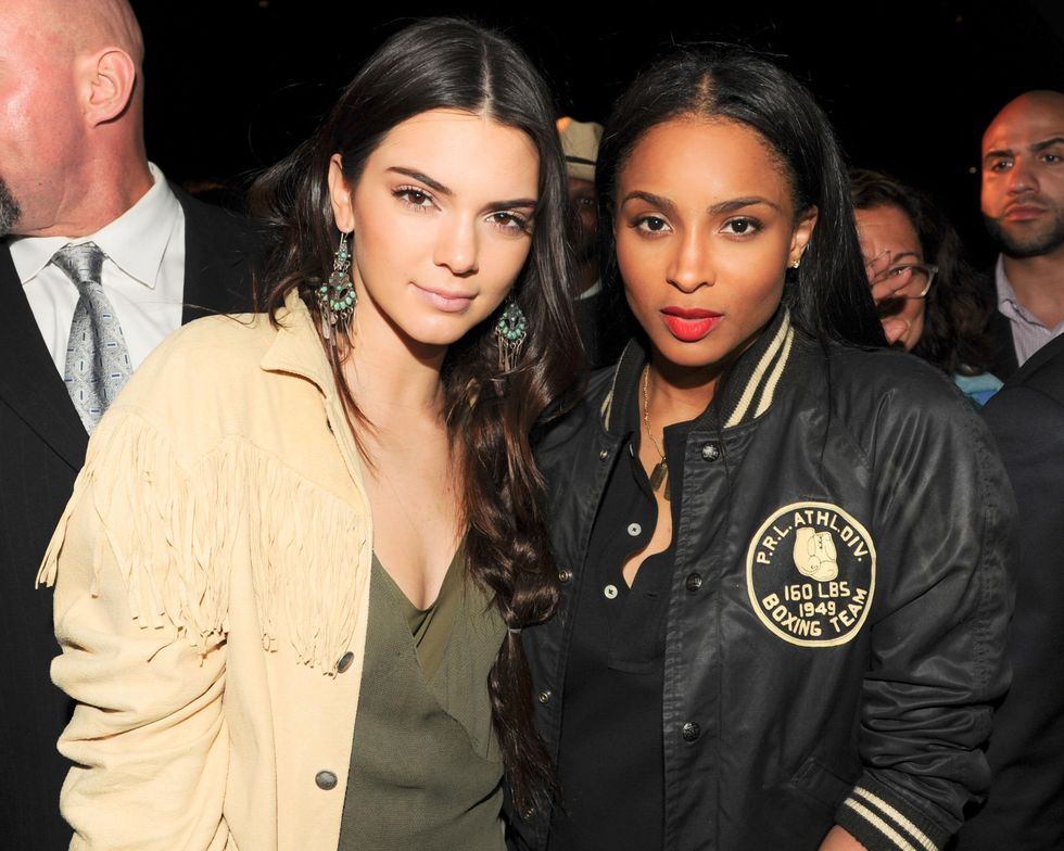 Kendall Jenner and Ciara at Ralph Lauren Polo event