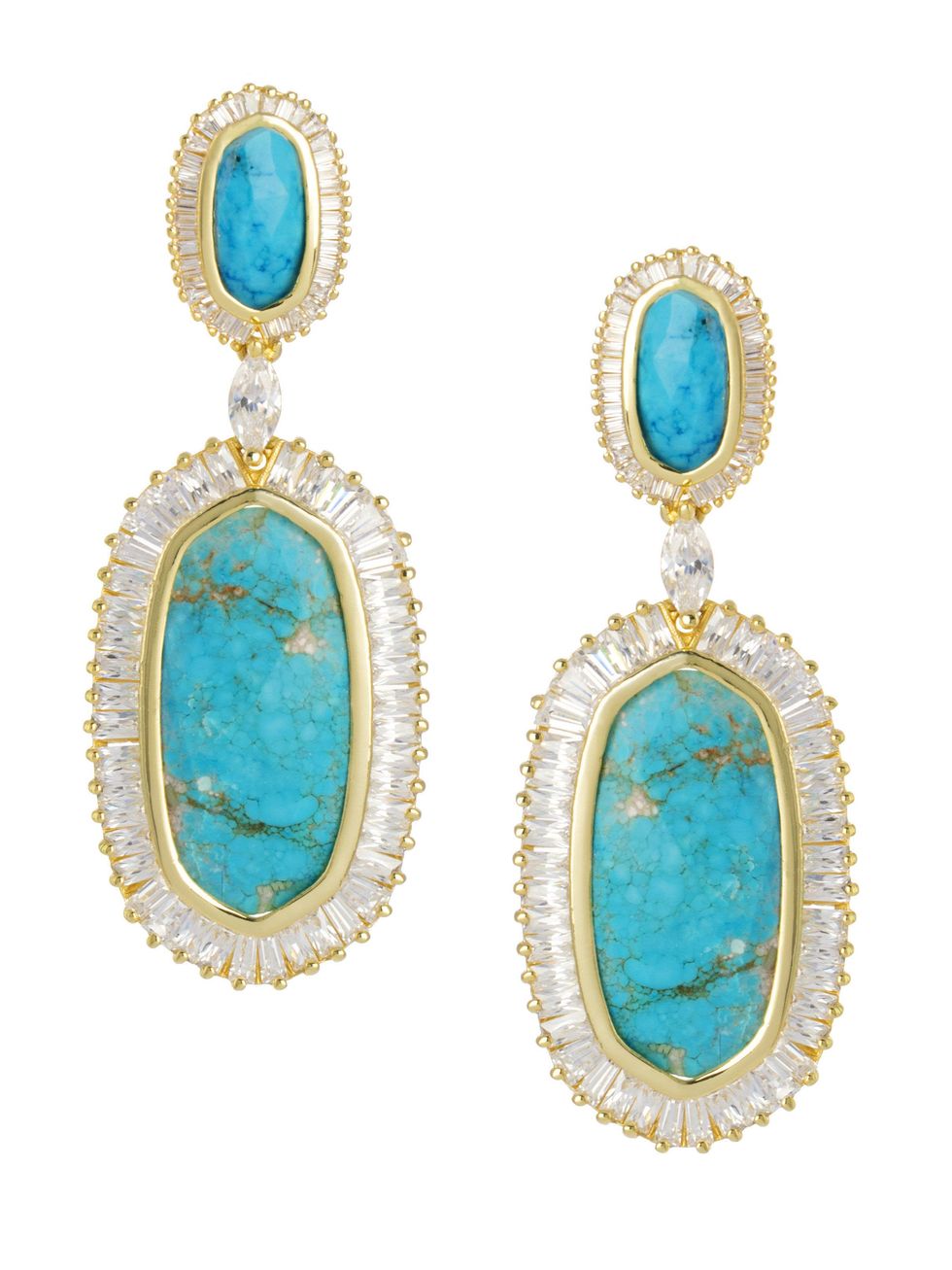 Kendra Scott turquoise earrings
