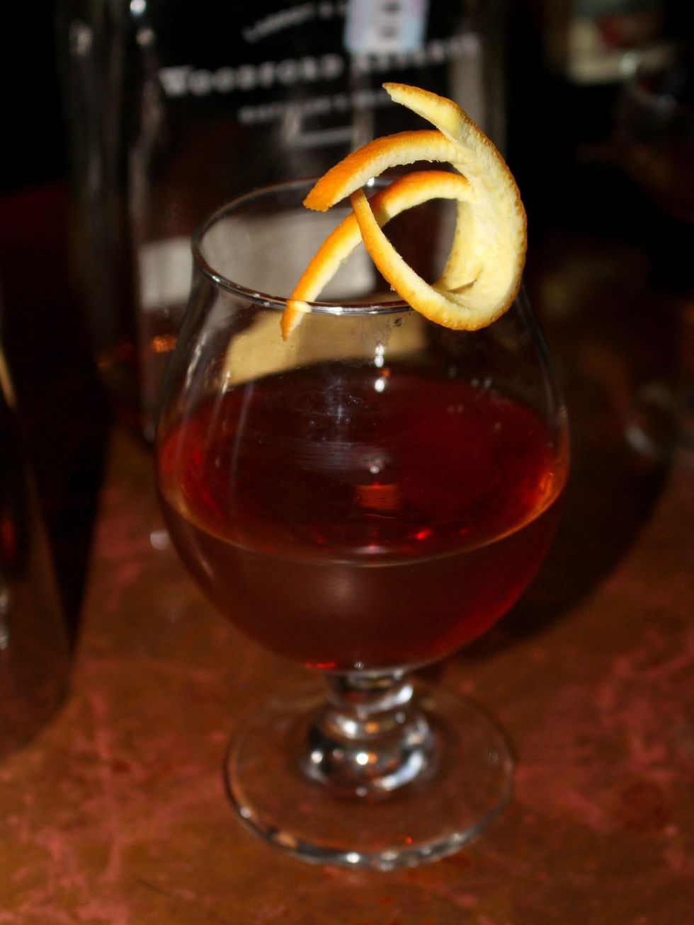 Kendyll Clark's drink at Woodford Reserve Manhattan party