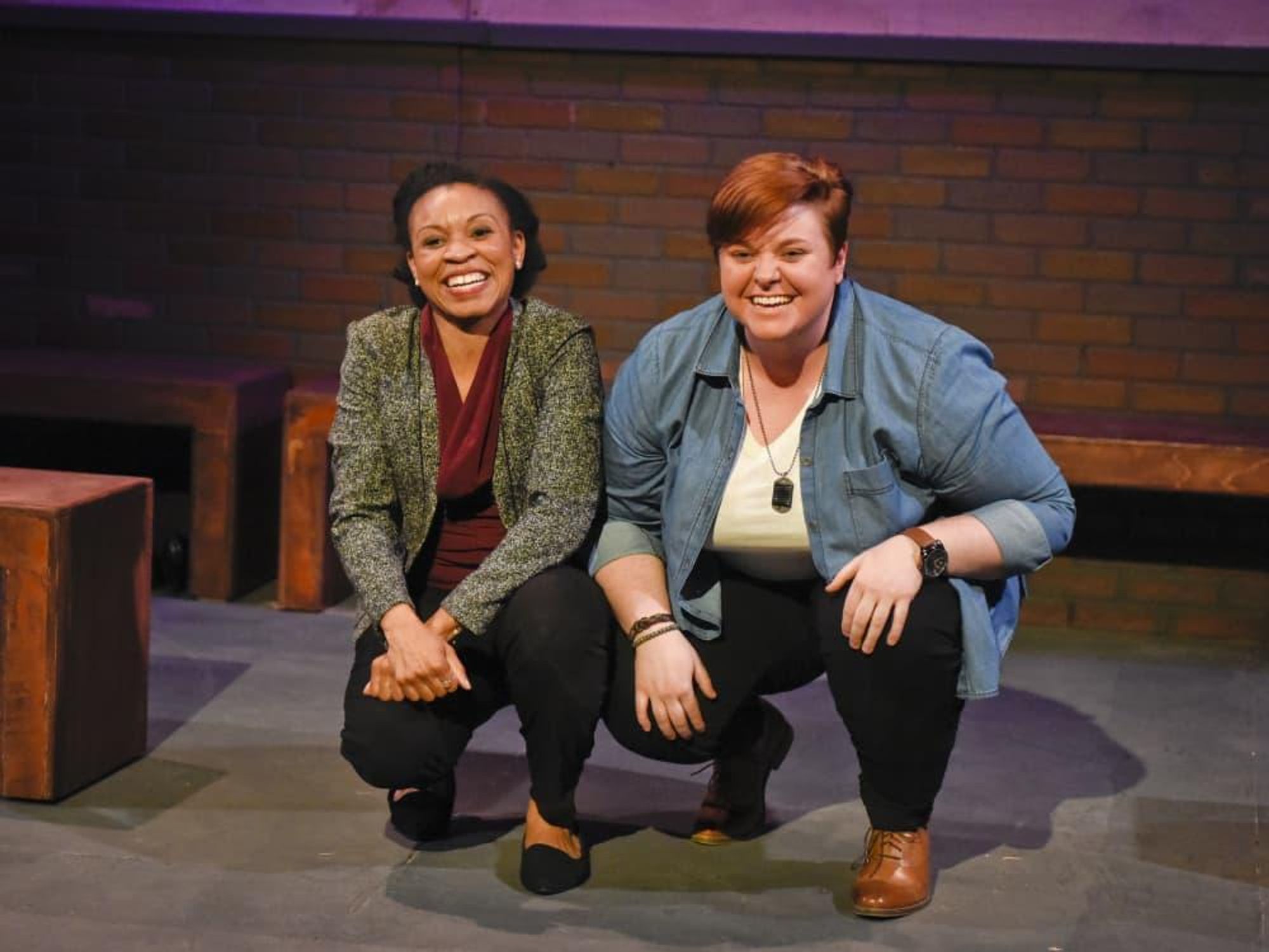 Kenneisha Thompson and Kelsey Leigh Ervi in Bright Half Life