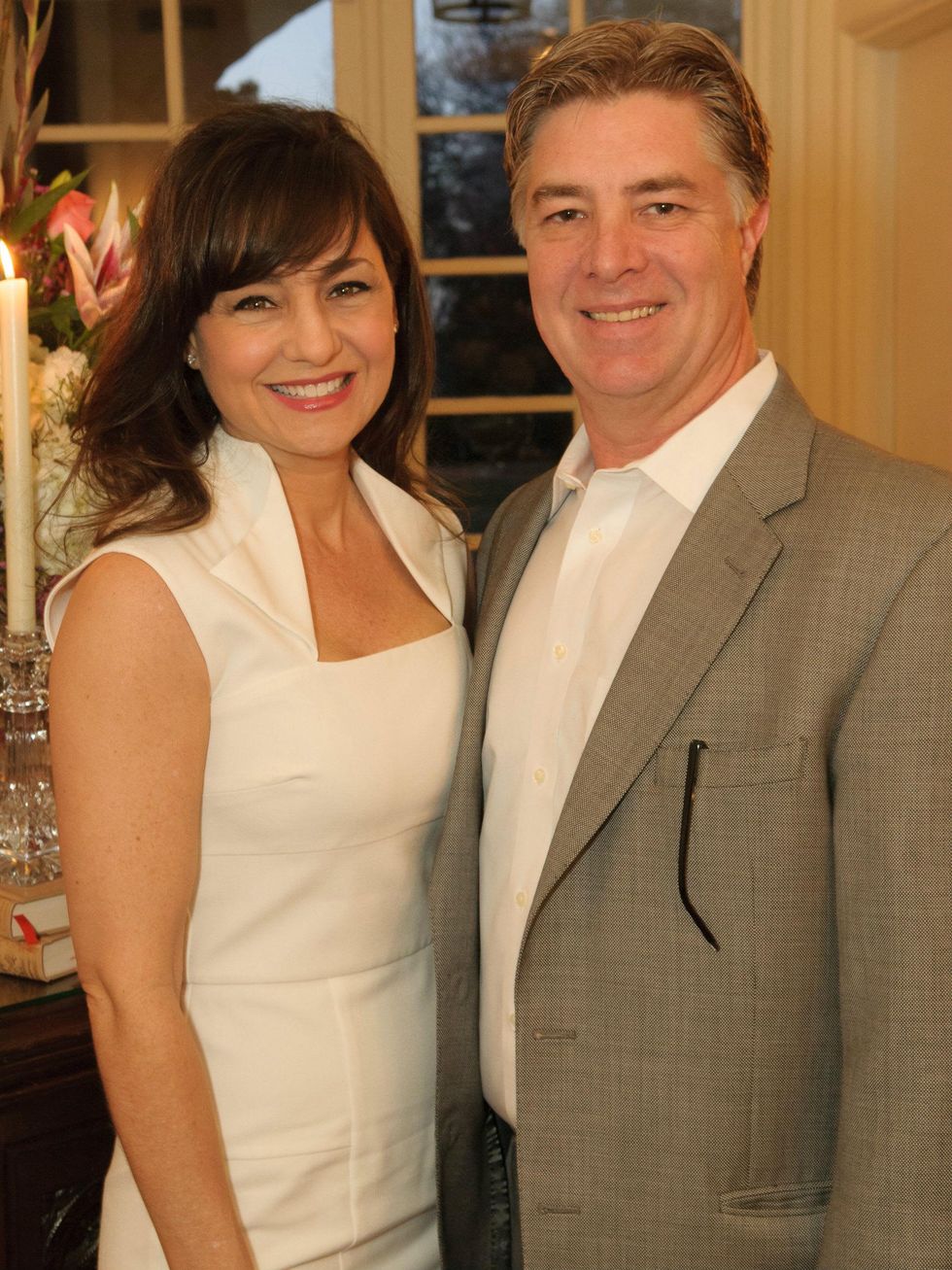 Kerri & Scott Jacobson, vday dinner at the arboretum