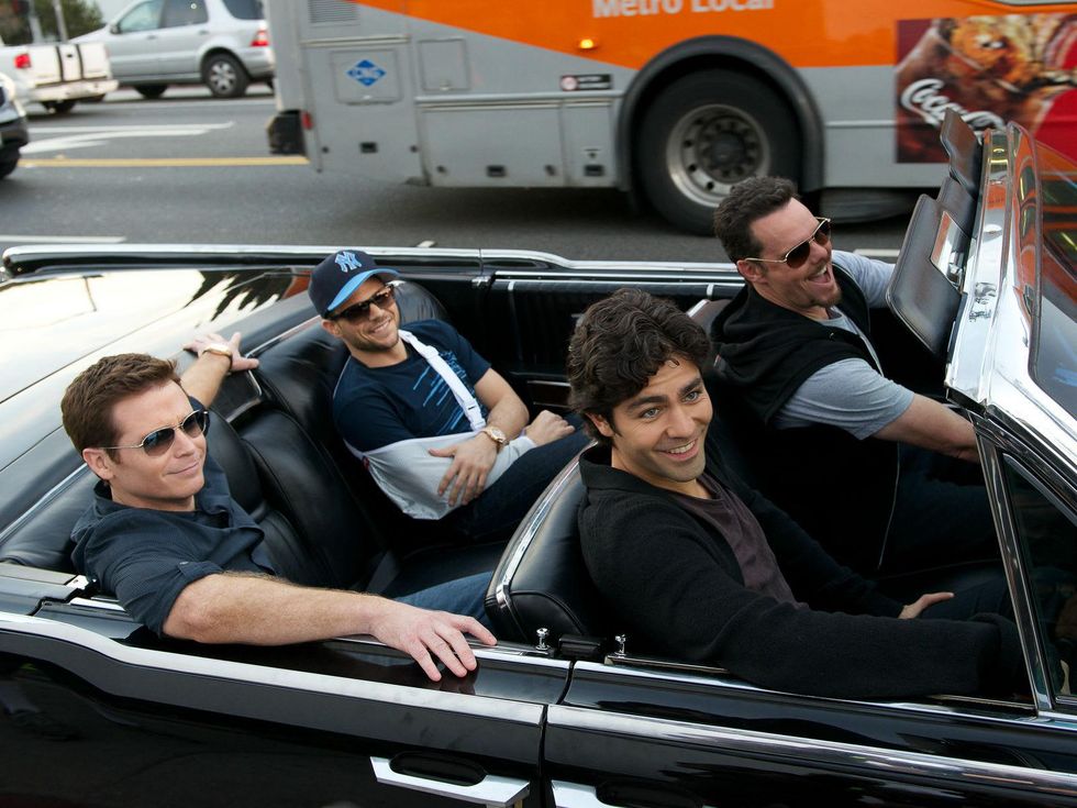 Kevin Connolly, Jerry Ferrara, Adrian Grenier and Kevin Dillon in Entourage
